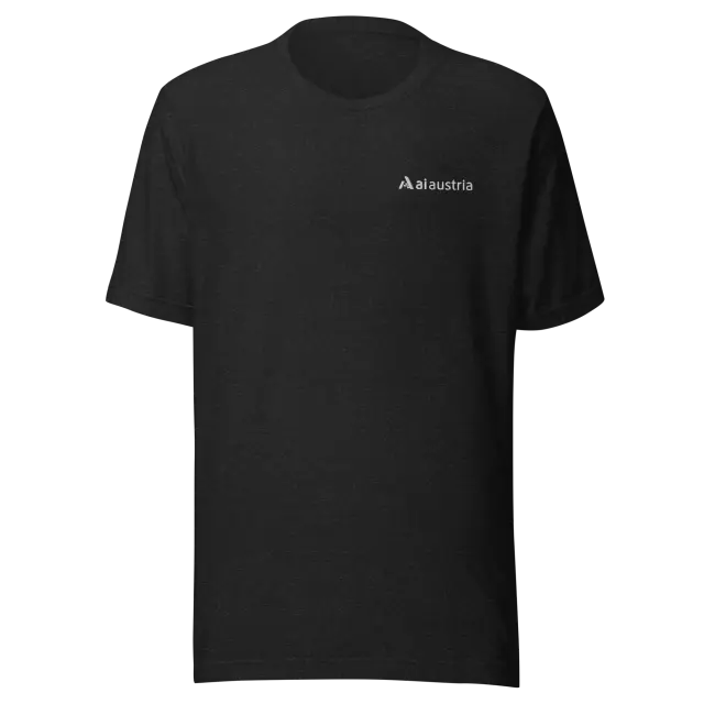 Black Heather AI Austria unisex t-shirt